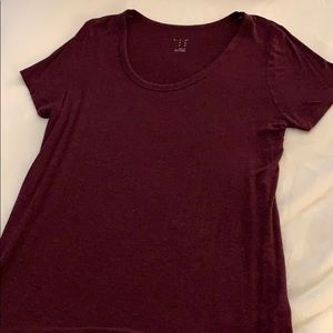 A New Day Maroon Tee